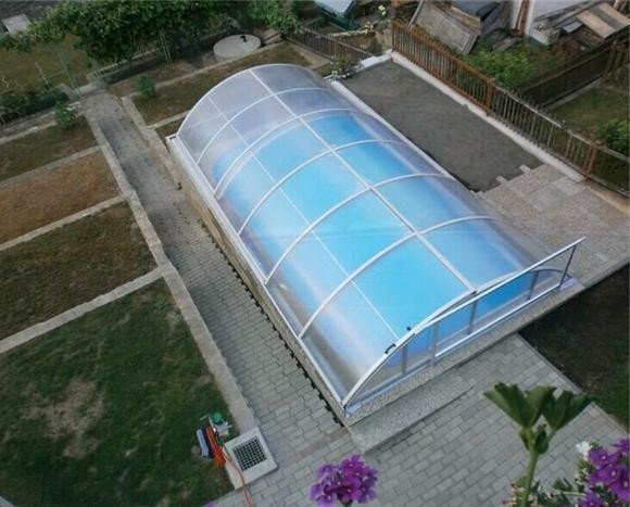 Павильон для бассейна из поликарбоната