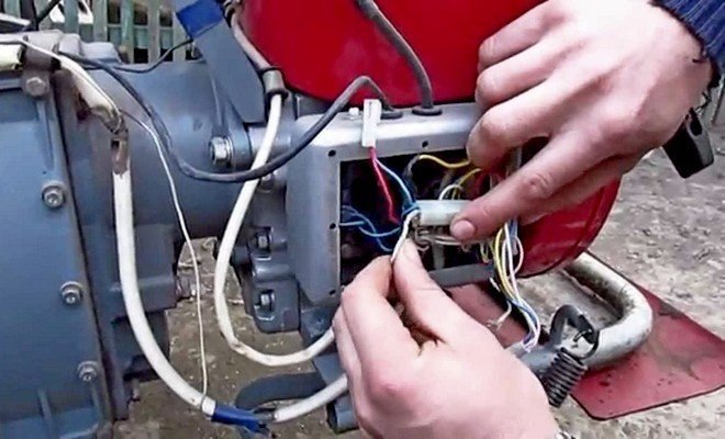 Схема электрическая мотоблока мотор сич