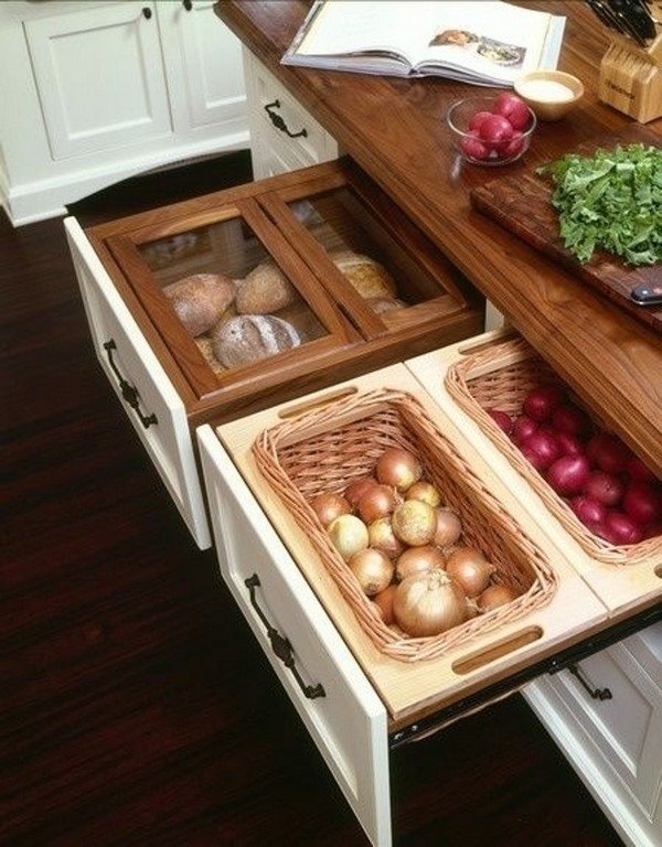 Шкаф для овощей на кухню