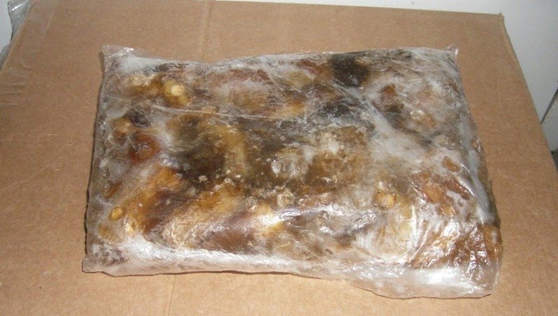 Замороженные грибы в пакетах