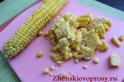 Кукуруза зерно срезанное